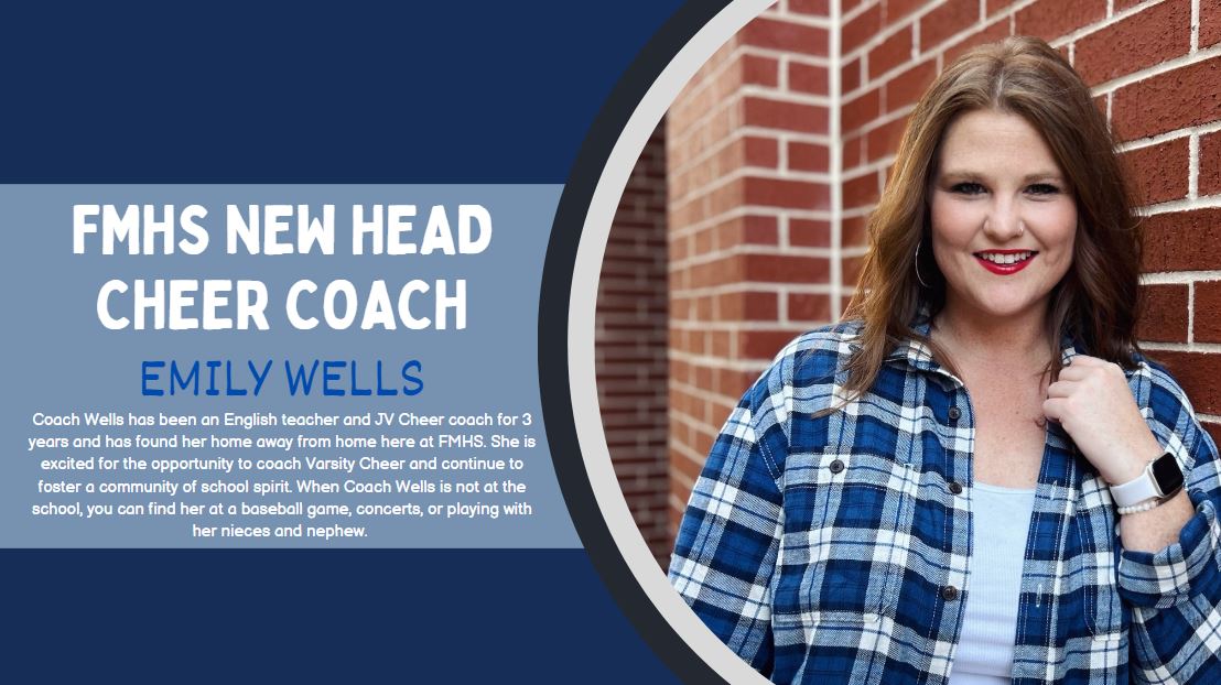 Congratulations to FMHS's very own Emily Wells for being named Head Varsity Cheer Coach! @FloMoCheer