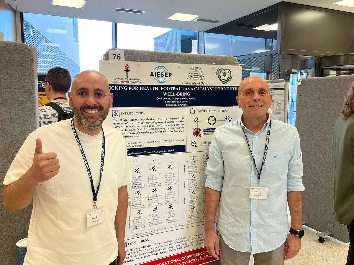 Dr. Jose Coto-Lousas (@josecoto_) on Twitter photo An absolute pleasure to share the presentation of our poster <a href="/javier_rio1/">Javier Fernández-Río</a> Thank you very much for everything <a href="/aiesep/">AIESEP</a> conference in Finland 🇫🇮 #HealthyFootball drive.google.com/drive/mobile/r… <a href="/uniovi_info/">Universidad Oviedo</a> <a href="/EDAFIDES/">EDAFIDES_Uniovi</a> An absolute pleasure to share the presentation of our poster <a href="/javier_rio1/">Javier Fernández-Río</a> Thank you very much for everything <a href="/aiesep/">AIESEP</a> conference in Finland 🇫🇮 #HealthyFootball drive.google.com/drive/mobile/r… <a href="/uniovi_info/">Universidad Oviedo</a> <a href="/EDAFIDES/">EDAFIDES_Uniovi</a>
