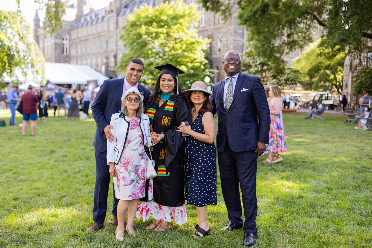 We are so excited for day two of Commencement Weekend! 🎓 #Hoyas2024 📸: Elman Studio