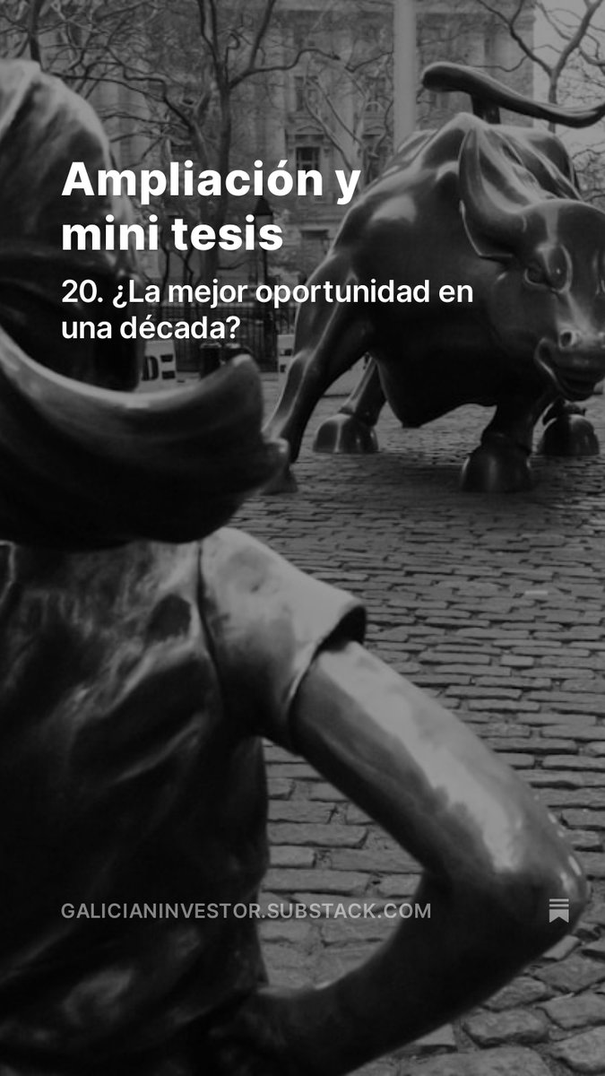 GaliciaInvestor's tweet image. Ayer amplié posición en dos empresas de la cartera que considero fuertemente infravaloradas. Una de ellas tiene el potencial de duplicar, o incluso más, su valor en un plazo relativamente corto si las dudas del mercado se disipan. Sus múltiplos de valoración son más bajos que en…