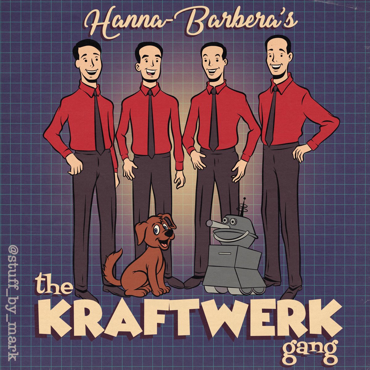 Yet another fake Saturday Morning Cartoon show. This time The Kraftwerk Gang!