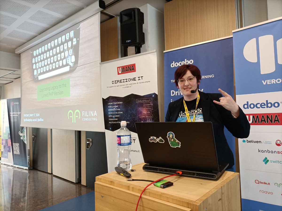 phpday | 16-17 May 2024 | Verona (@phpday) on Twitter photo Make yourself comfortable and get ready to listen Anna Filina's talk "Upgrading Legacy to the Latest PHP Version" - <a href="/afilina/">๐บ๐ฆ Anna Filina</a>
#phpday #php #conference Make yourself comfortable and get ready to listen Anna Filina's talk "Upgrading Legacy to the Latest PHP Version" - <a href="/afilina/">๐บ๐ฆ Anna Filina</a>
#phpday #php #conference