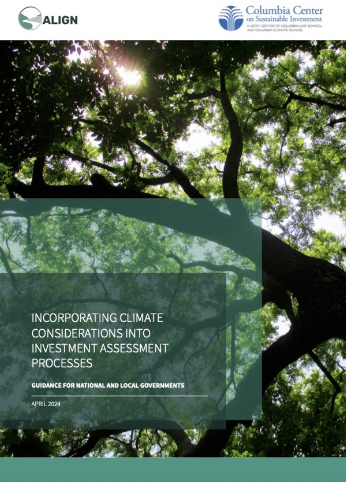 To ensure land-based #investments contribute to global & national climate strategies, read our guidance to governments on incorporating #climate considerations into the full range of legal requirements investors must meet to operate their investments. ccsi.columbia.edu