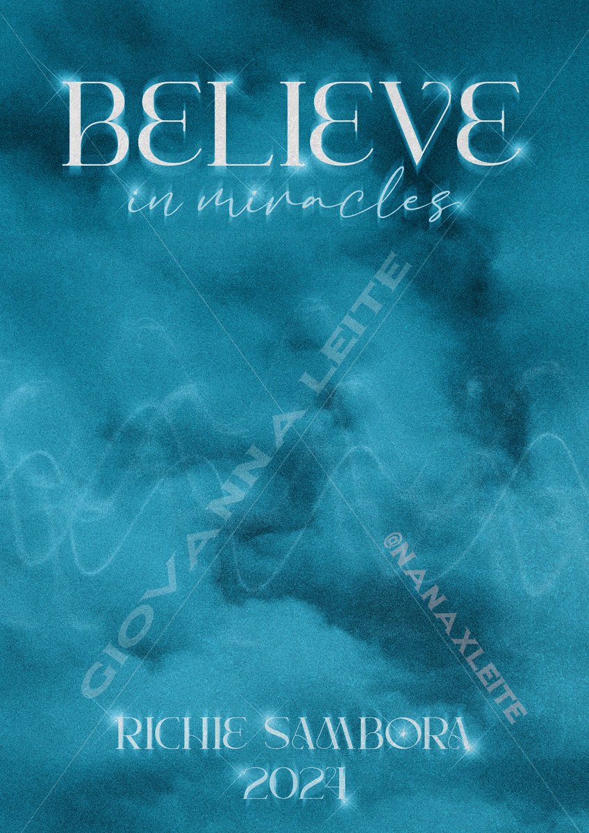 new poster for @TheRealSambora new song believe (in miracles)

#richiesambora