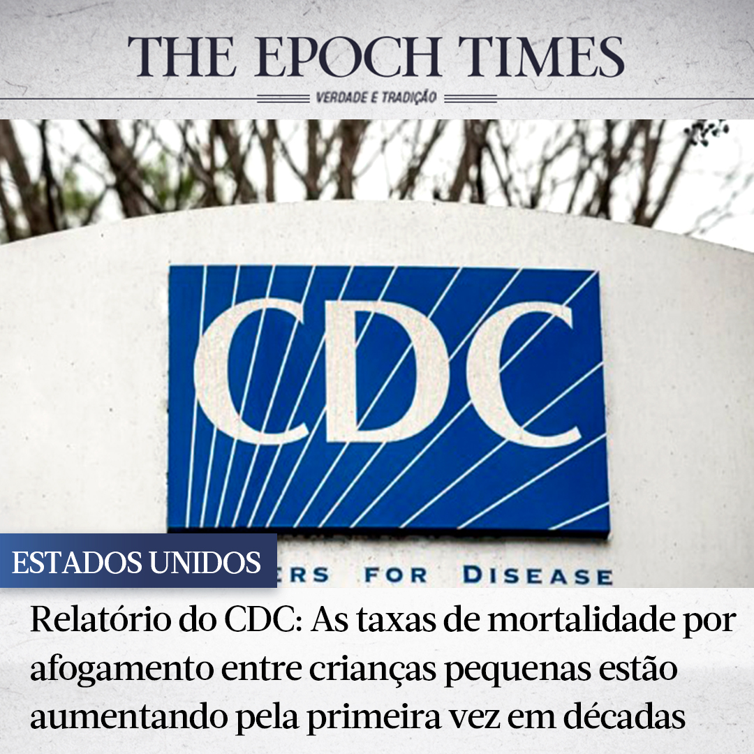 As mortes por afogamento estão aumentando pela primeira vez em décadas, de acordo com os Centros de Doenças e Prevenção (CDC) dos EUA.

Saiba mais: 
epochtimes.com.br/estados-unidos…