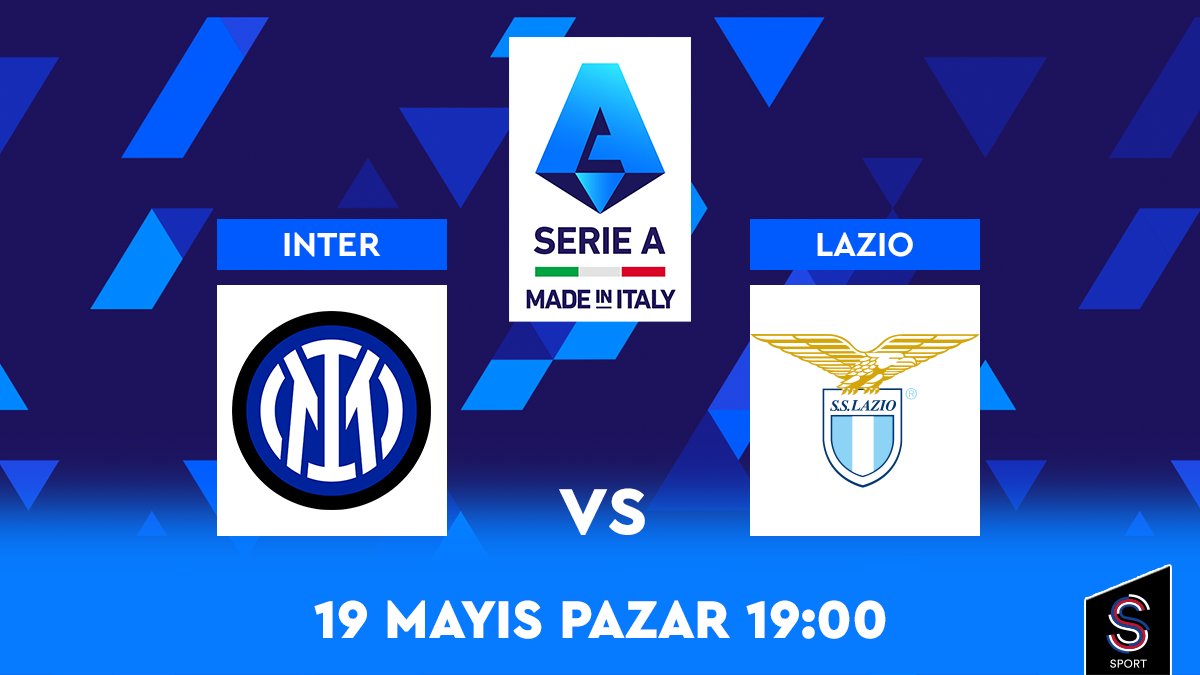 🇮🇹 #SerieA'nın 37. haftasında oynanacak olan Inter - Lazio karşılaşması, birazdan canlı yayınla S Sport2 ve S Sport Plus'ta! ⚽ bit.ly/3lFea9C 🎙️ @emregurkaynak
