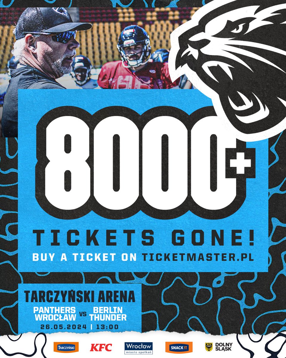 You’ve already bought 8,000 tickets! 🎟️😮 Does anyone still not have theirs? 💙 🎟️ Skip the lines and buy your ticket online: 👉 ticketmaster.pl/event/34207