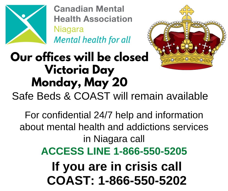 Enjoy the Victoria Day long weekend! Our offices will be closed on Monday. Access Line is available 24/7 at 1-866-550-5205.