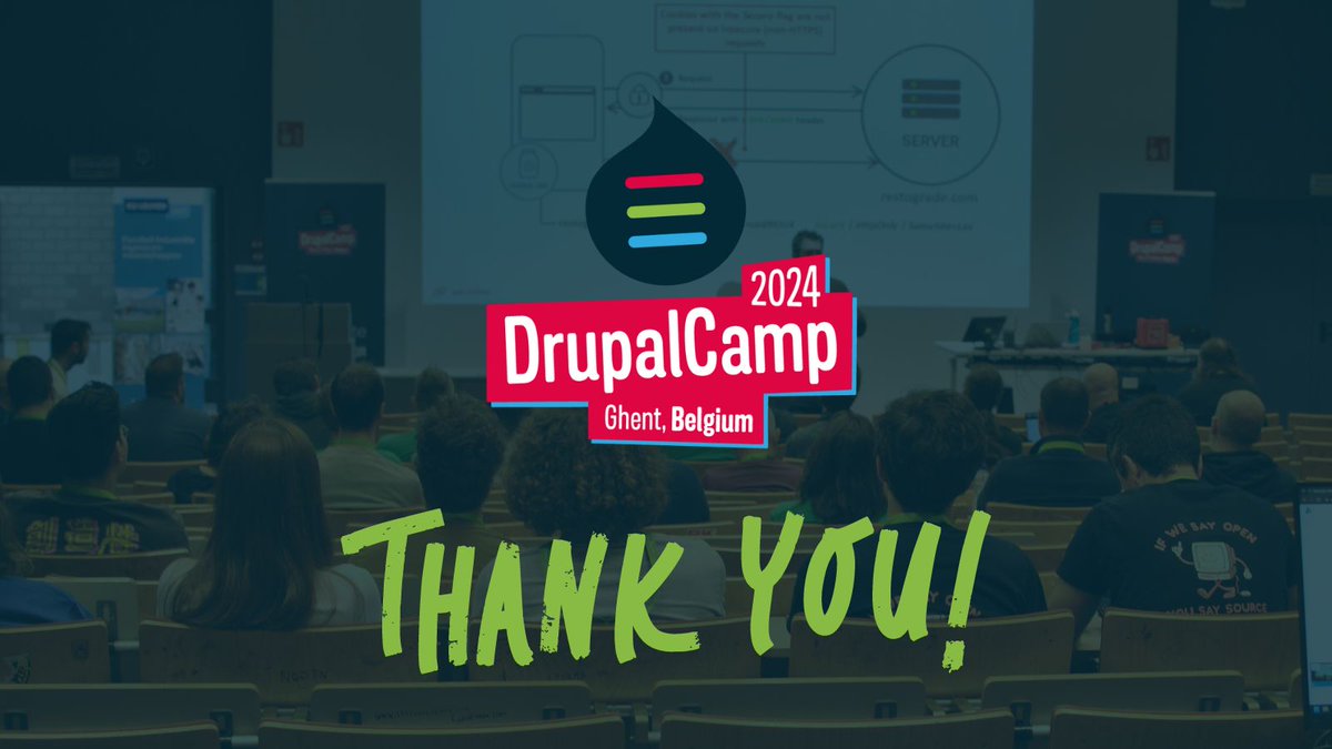 drupalcampbe's tweet image. A whole week has already passed since #DrupalCamp Ghent wrapped up, yet it still feels like it just ended! The DrupalCamp Ghent 2024 organizing team is grateful to all the Sponsors, Volunteers and Attendees for making this event a triumph. 🙇
#DrupalThanks 💙
#Drupal #Community