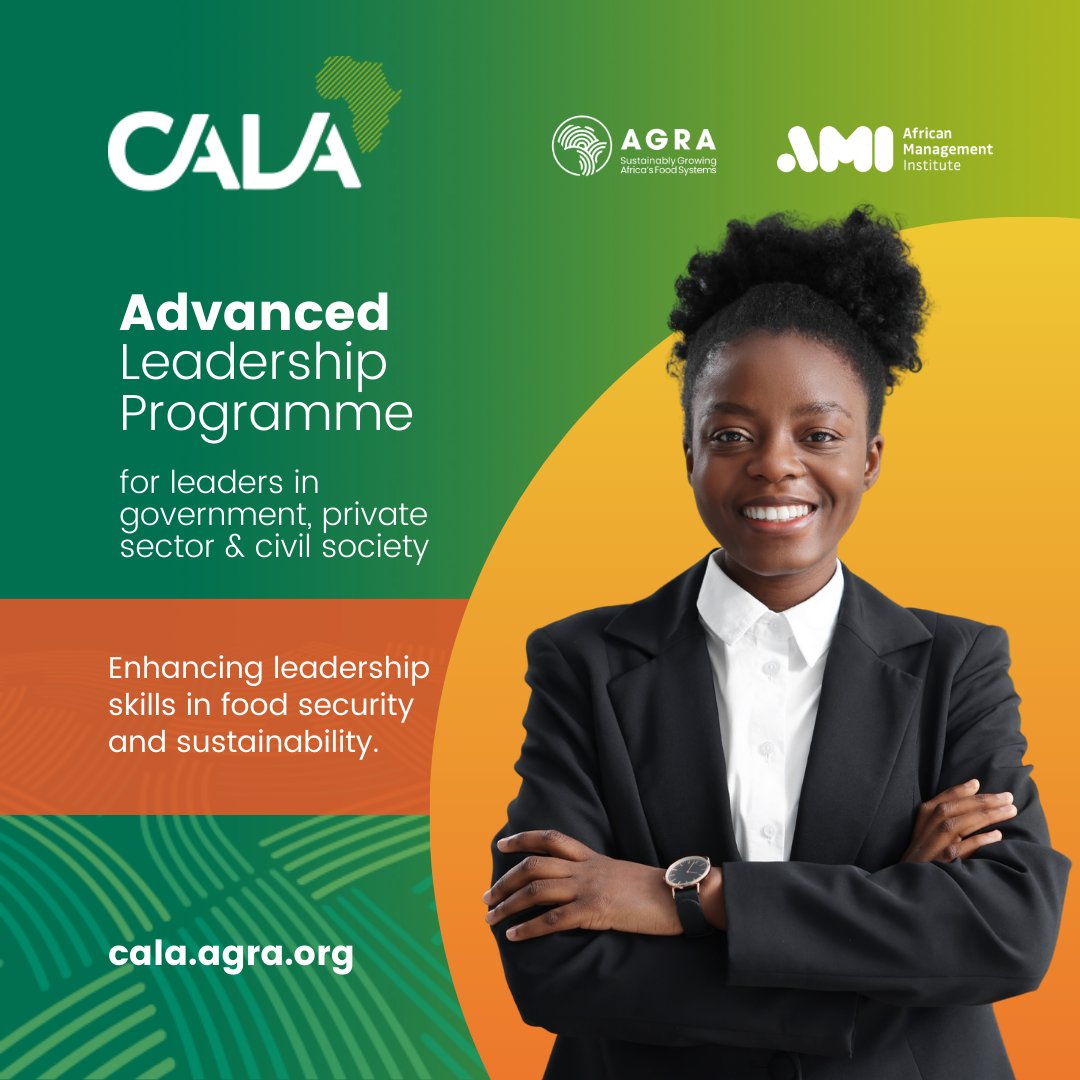Food Systems | #CALACohort4 #CALA’s Advanced Leadership Programme is now accepting applications for its fourth cohort! The programme will continue its work of supporting Africa's food security leaders to advance national priorities for agricultural transformation. To learn