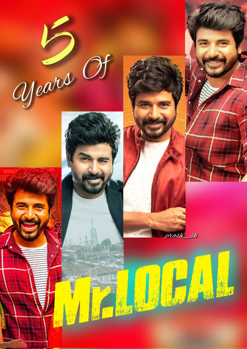prash_sk's tweet image. #5YearsofMrLocal
1 f my personal fav movie f SK 4 his fab looks &amp;amp; attitude...
@Siva_Kartikeyan❤️