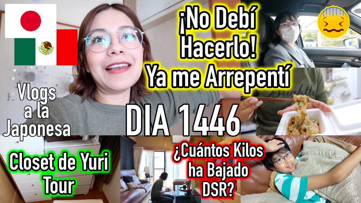 Hoy también tenemos NUEVO VIDEO en el Canal, espero que les guste.

✨La HABITACIÓN DE YURI 😱😱 + SOY RUDA Pero Eficiente 👍🏻 JAPÓN - Ruthi San ♡ 16-05-24✨

🔛 youtu.be/Zl0x2BT9Z9g?si…

#japon #vlogs #familia #japoneses #mexicana #mexico #roomtour #vidaenjapon