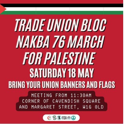 Please join us at the Kings 4 Palestine bloc at the demonstration this Saturday - it will be part of the Healthworkers bloc 🇵🇸
