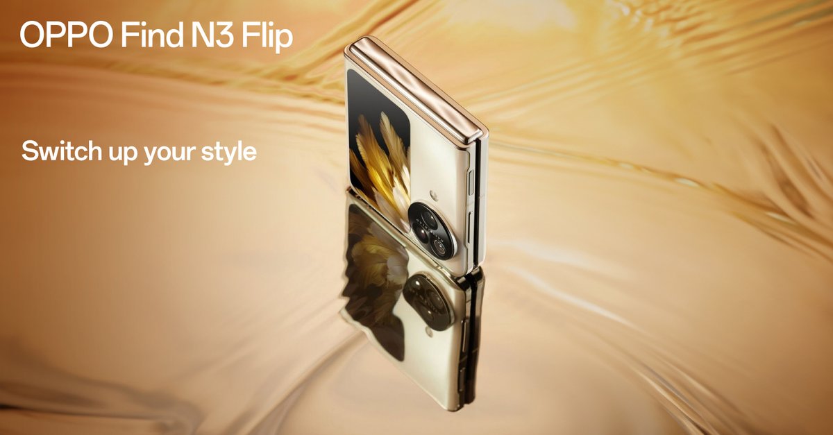 Be at the centre of attention with the #OPPOFindN3Flip! Comment ‘Flip’ if you want it!