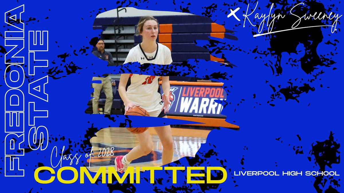 From the 315➡️716 it’s time to welcome Kaylyn Sweeney, from Liverpool, to the family! 

Welcome to the Blue Crew 💙