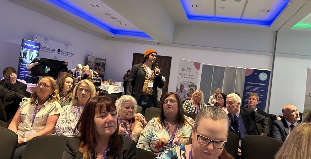 Good to hear from technology innovators who want to be part of the #CareRevolution and are bringing #Robotics and #AI to social care <a href="/AlexKonpanion/">Alexandre Colle</a> 
#Homecare24 <a href="/scottishcare/">Scottish Care</a>