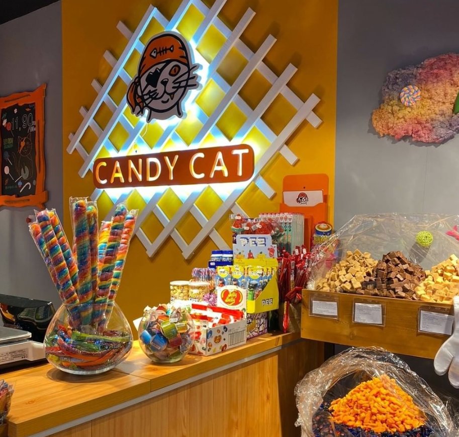 anatudor's tweet image. No text duplication layered 3D effect with SVG filter magic 🪄
🍭 codepen.io/thebabydino/pe…
🍭 codepen.io/thebabydino/pe…
#CodePenChallenge
In Bucharest, there used to be a cake shop called Candy Cat (logo 🐈 below). More recently, there's a candy 🍬 store (last image).