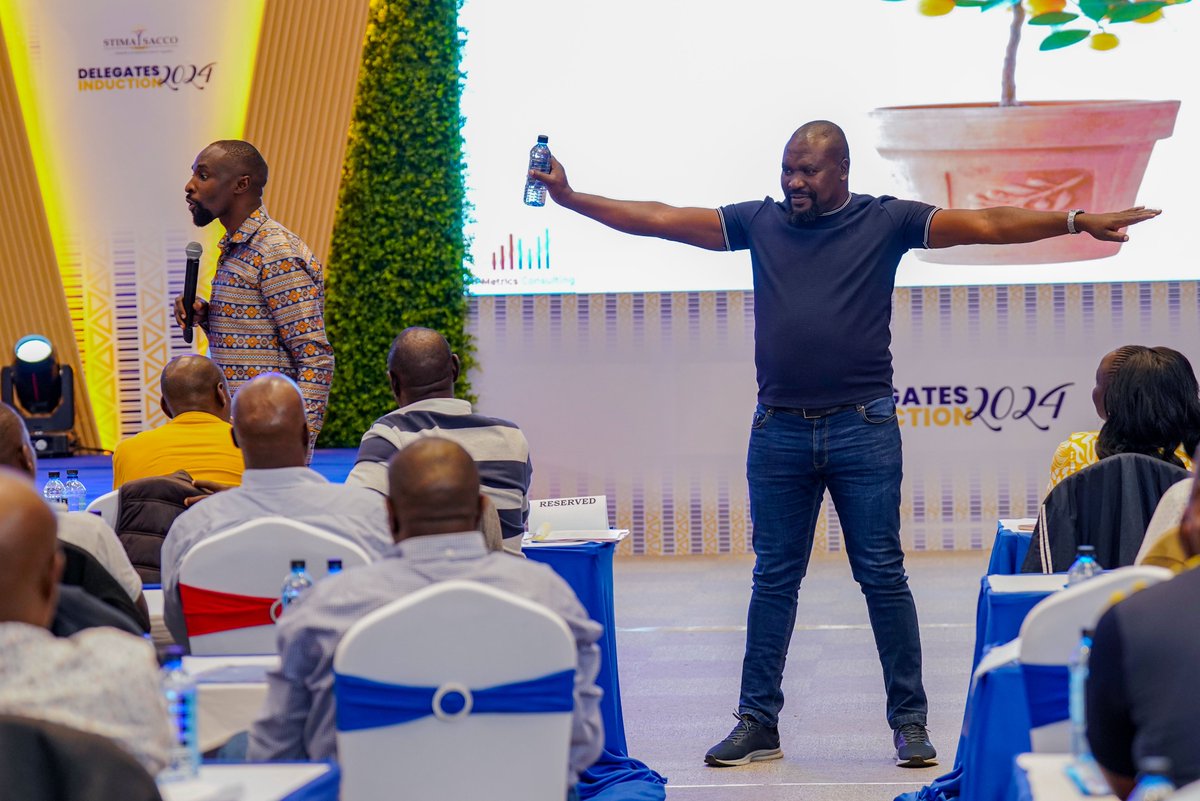 stimasacco's tweet photo. It is not a Stima Sacco workshop if Financial Empowerment is not included.
F.A Daniel Githinji of FIP Metrics Consulting had an engaging session with our Delegates on Personal Finance.
#DelegatesInduction2024
#SaccoYanguMaishaYangu https://t.co/B3fHPzHKus