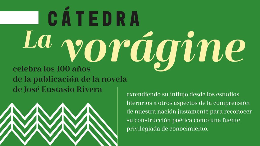 La ‘Cátedra La vorágine’, es un proyecto que busca sostener conversaciones sobre sostenibilidad medioambiental, pluralidad cultural, entre otros temas que son relevantes para la novela. Inicia en Orocué, Casanare, lugar que inspiró a José Eustasio Rivera. bit.ly/catedravorágine