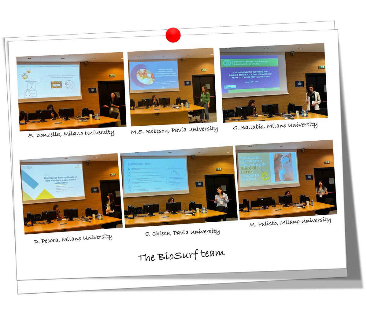 BioSurf_project's tweet image. The BioSurf &amp;amp; SUrPLaS teams presented the final results on the upcycling of whey for the production of bio-based surfactants and bioplastics. Great lectures from our invited speaker Antonino Biundo (University of Bari &amp;amp; REWOW s.r.l) and all the young researchers of both projects.