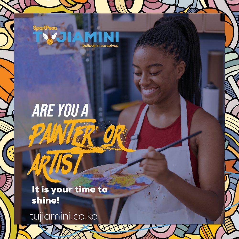 All Artsits,Painters let's gather here,you got talent ??then let's see what you can draw and paint🎨🎨

Visit our website tujiamini.co.ke for all submissions  and applications  #Tujiamini