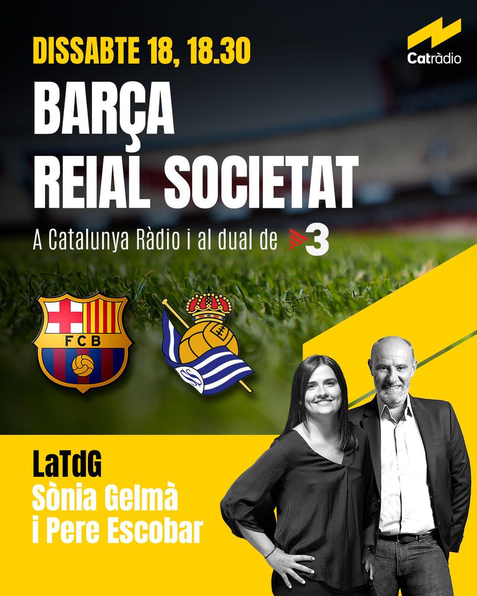 📢 Demà gaudirem d'una nova final 🎙️ L'equip de @latdg al teu servei amb @escobarpere i @soniagelma al capdavant, @rut_vilar com a micròfon autònom, @gerardautet8 i l'anàlisi, @JoanFabregas seguint de prop l'arbitratge i @soniaoleart amb dades i xarxes socials 😜 Us esperem!