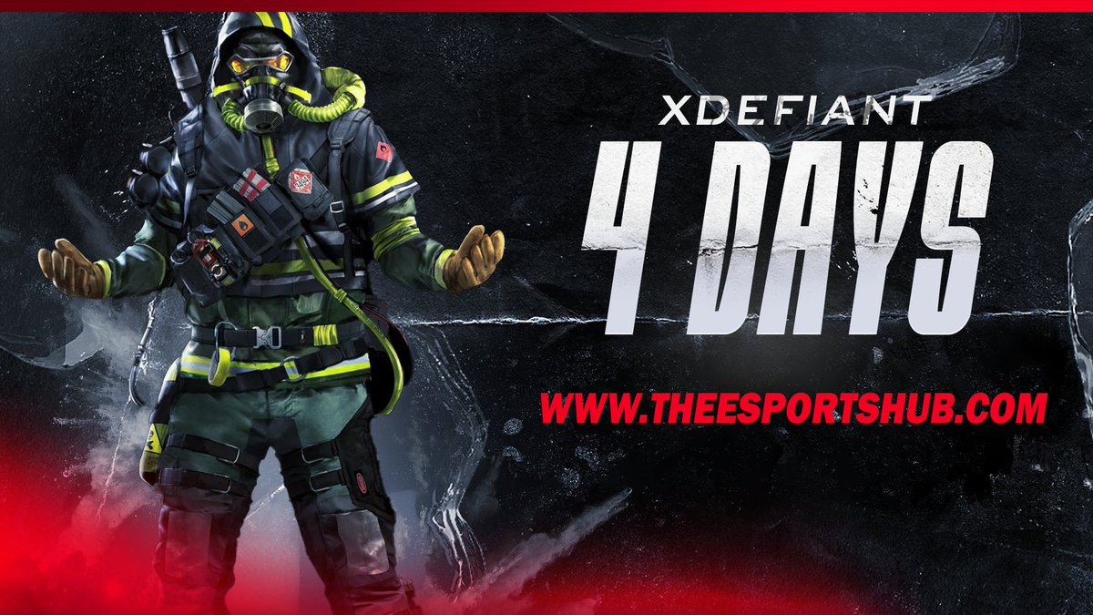 4 days until #XDefiant launches🚀 To get you in the mood, check out this tournament... ⏰ Starts Saturday 25th at 7pm BST ⚔️ 3v3 Kill Race (Best of 3) - European Host 💰 $500 GTD Prize Join: theesportshub.com/tournaments/25…