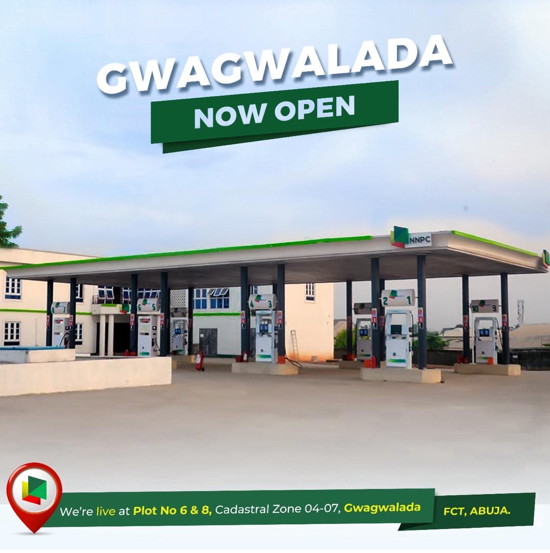 Guess what?
We're now live at Gwagwalada, FCT. Abuja.
Visit us for quality top up experience.

#NewStationAlert #TGIF #FuelUp