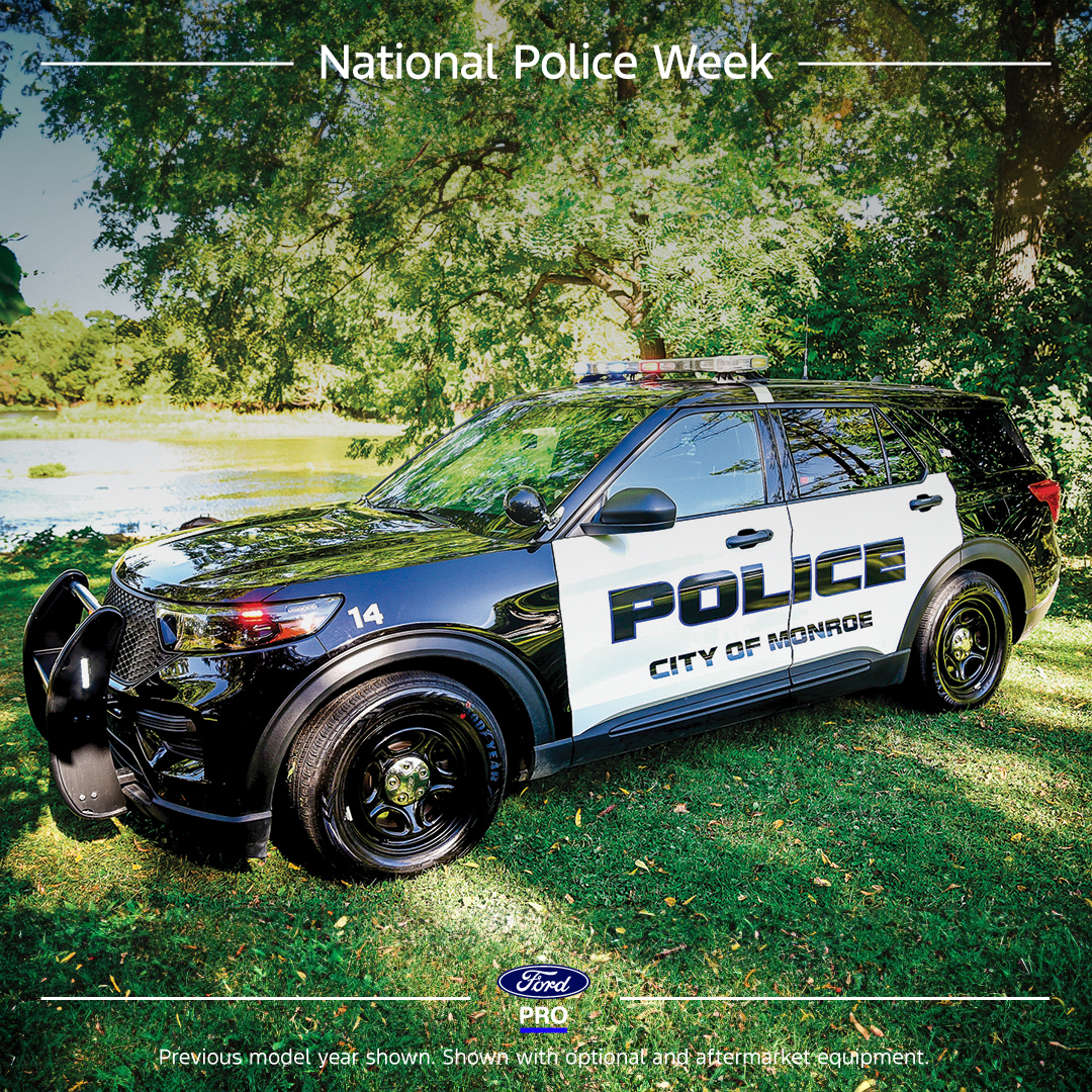 We’re wrapping up #NationalPoliceWeek with a special #FirstResponderFriday. We want to thank all of the officers who serve our communities every day. Give your local PD a shoutout and tag them in the comments 👇

#PoliceWeek #Police #Ford #PoliceVehicles