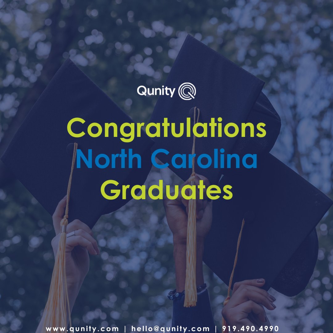 QunityOfficial's tweet image. Happy #NationalGraduationTasselDay! It's time that we congratulate all of the North Carolina graduates across our state and beyond! Keep on achieving! 😊 🎓 ✨ #graduation #2024grad #classof2024