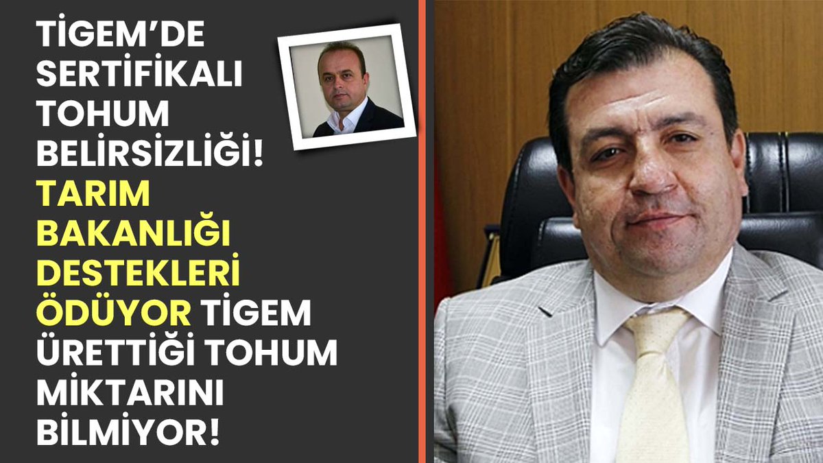 Tarımsal kuruluşlarda yaşanan liyakatsizlik iyice ayyuka çıktı... TİGEM’de sertifikalı tohum belirsizliği! Bakanlık destekleri ödüyor, TİGEM ürettiği tohum miktarını bilmiyor! tarimdanhaber.com/tigemde-sertif…