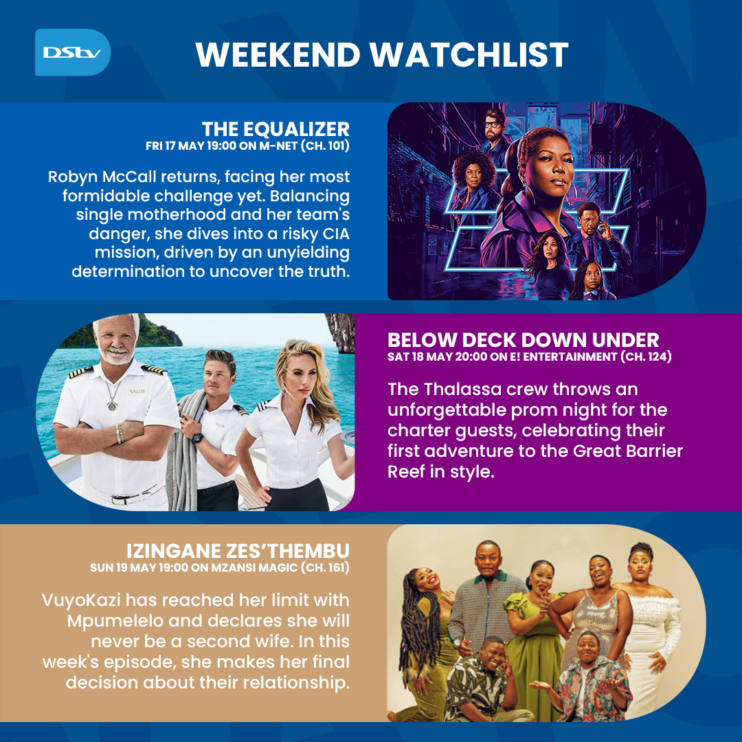 We've packed your weekend with must-see shows 😉You can enjoy these epic shows all weekend long.