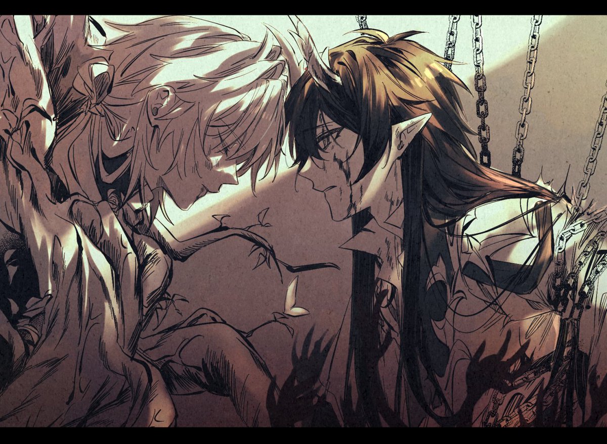 🌛様に見えてる⚔（🌟）ってこうだったりするのかなという妄想……近くにいるのに届かない…
※一応🌟🌛