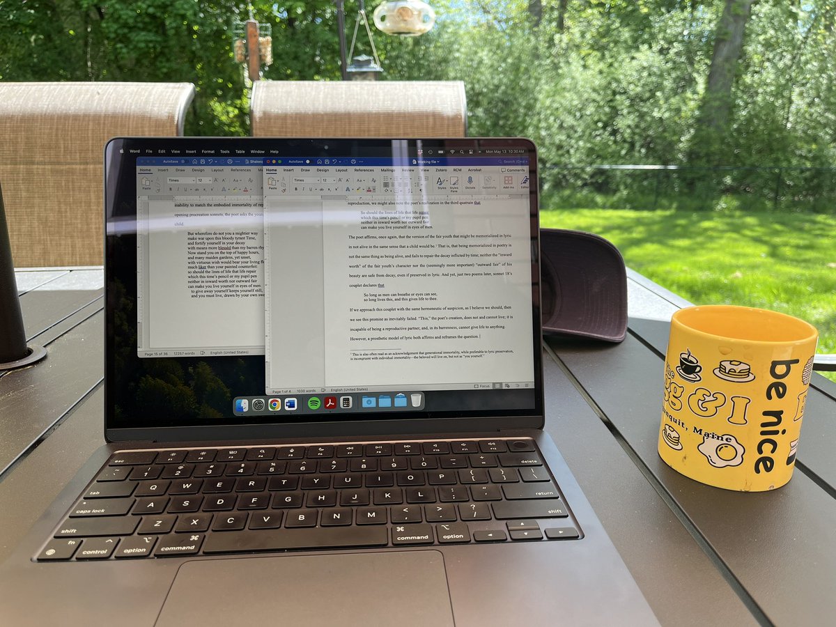 revising outdoors &gt;&gt;&gt; revising indoors