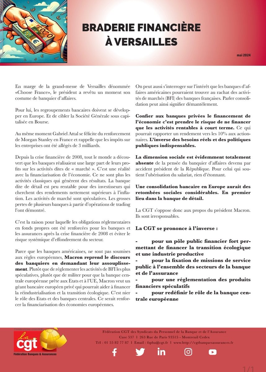 #macron #banque #choosefrance