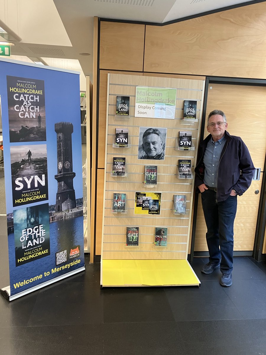 A massive thanks to ⁦@WiganLibraries⁩ for their support. The Merseyside crime series is now on the shelves. ⁦@WigToday⁩ ⁦@WaterstonesWN1⁩ ⁦@WiganMatters⁩