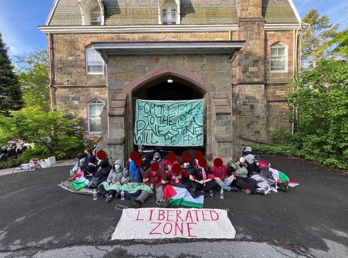 📍Bard College (Hudson Valley, NY) Students have taken over the administrative building at Bard in honor of Shaima Refaat Alareer, renaming it Shaima’s Hall. The students will remain in Shaima’s Hall until the administration commits, in writing to, to meeting their demands.