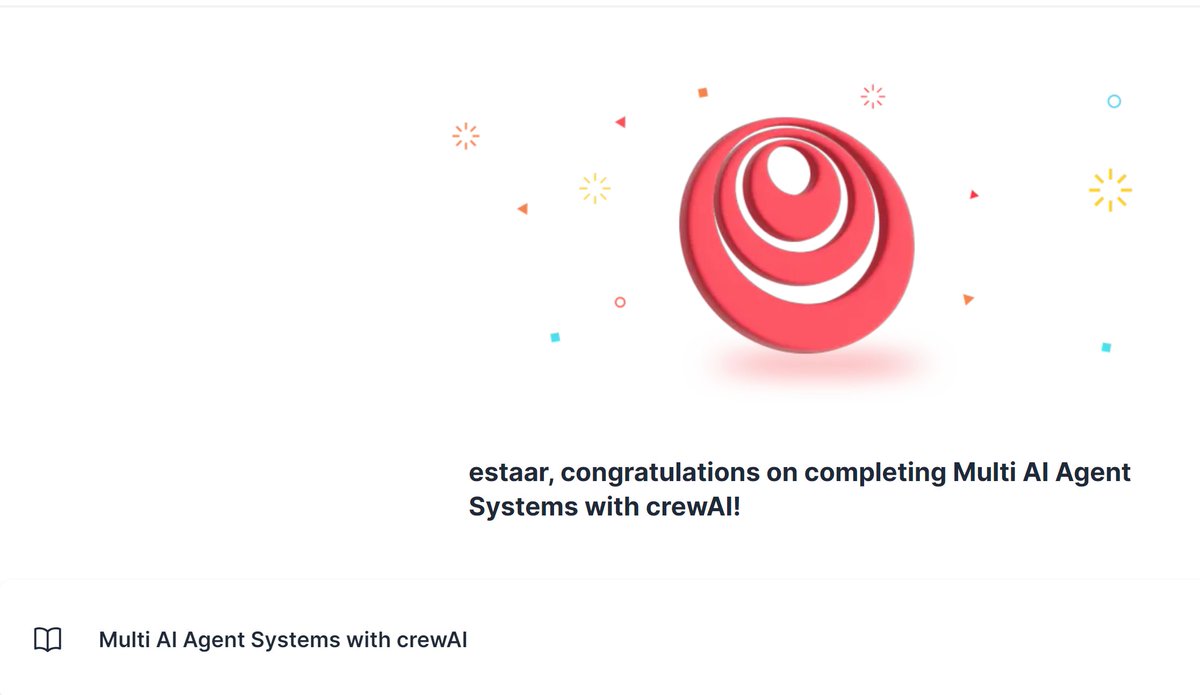 The world of AI Agents just getting started. Used @crewAIInc and @AnthropicAI to build multi agents. @AndrewYNg @joaomdmoura Thanks for the great work.
#python