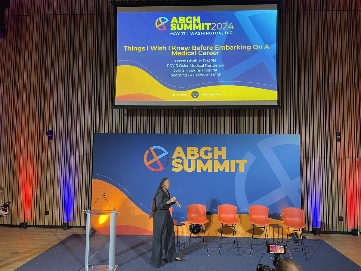 Healio Gastroenterology (@healiogastro) on Twitter photo “Things I wish I knew before embarking on a medical career 🥼 🩺”
🔑 takeaways from <a href="/OsoseOboh/">Osose Oboh</a> at #ABGHSummit24:
⭐️ “I have time to invest in the things I’m passionate about.”
⭐️ “My gifts will make room for me.”
⭐️ “Don’t take advice from people who don’t believe in you.” “Things I wish I knew before embarking on a medical career 🥼 🩺”
🔑 takeaways from <a href="/OsoseOboh/">Osose Oboh</a> at #ABGHSummit24:
⭐️ “I have time to invest in the things I’m passionate about.”
⭐️ “My gifts will make room for me.”
⭐️ “Don’t take advice from people who don’t believe in you.”