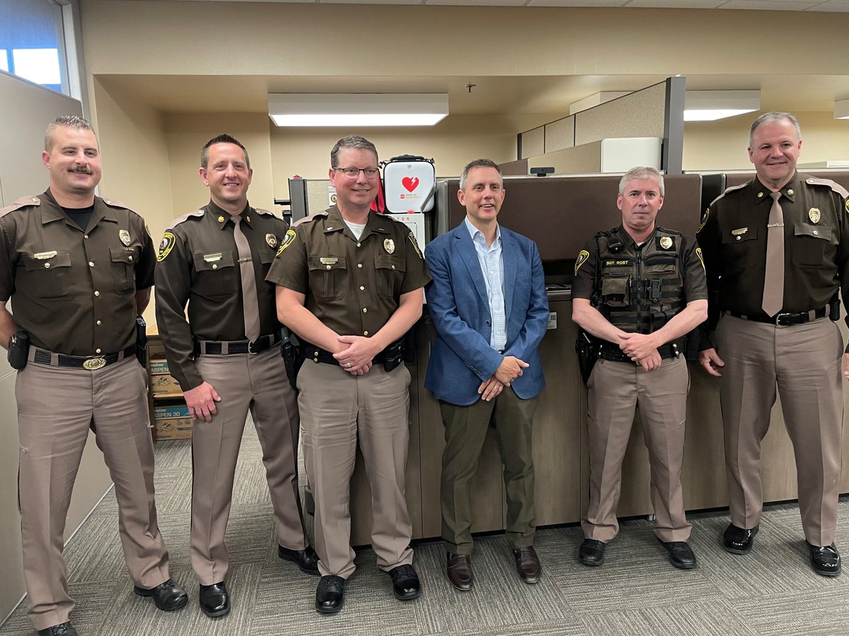 The North Dakota Highway Patrol is a top-notch organization whose troopers are among the best in the nation. Thank you for taking the time to meet. #NDHP