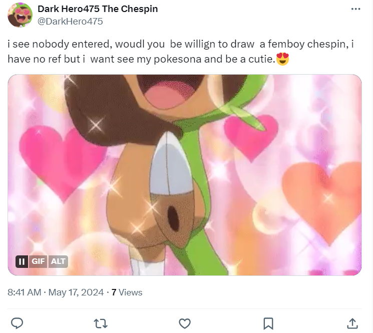 Queen Chespin tweet media