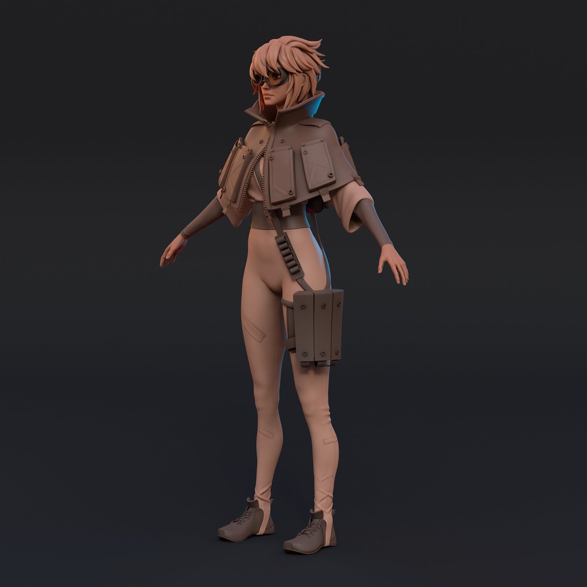 Hello everyone! I'm really happy to share the first Work in Progress from this project that I've been working on the past few weeks, during my mentorship.

*Based on the amazing concept from Migo1942.

#zbrush #gameart #unreal #game #3dsculpting #3dcharacter #marmoset