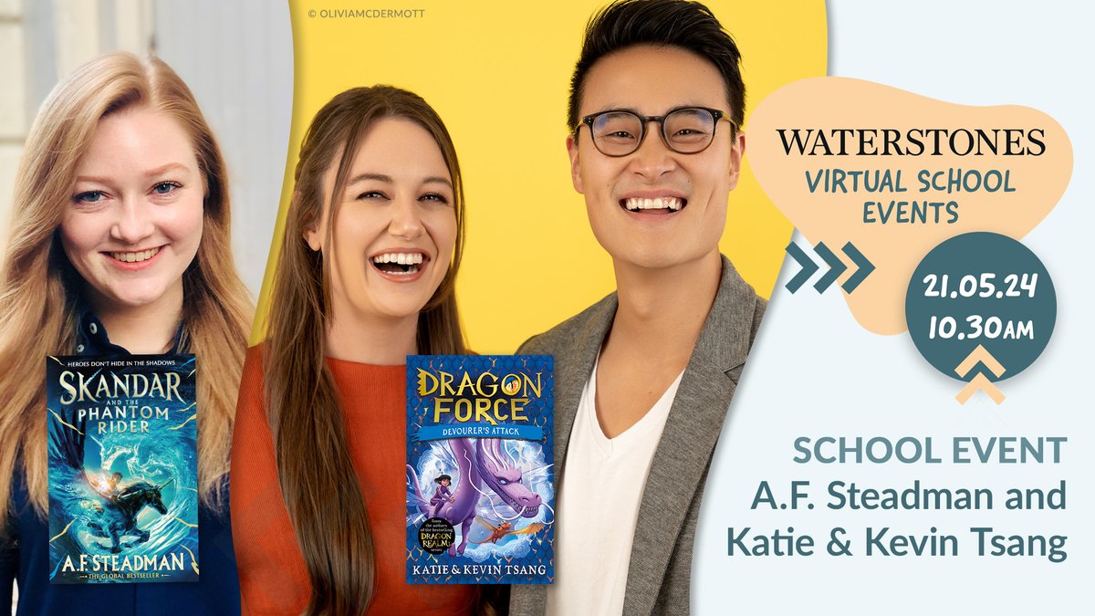 Schools are invited to join us online (free of charge!) for a very special virtual event with authors @annabelwriter, @kwebberwrites and @kevtsang as they present their epic fantasy adventure books from the Skandar and Dragon Force series, details here: bit.ly/4beXL4m