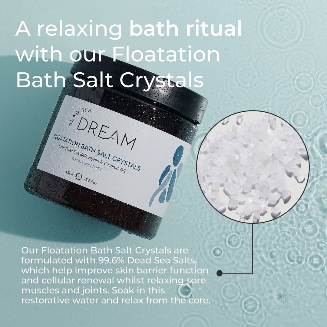 Great insight! Do you know the key health benefits to bathing? 🧖‍♀️

Do you have a favourite bath-time ritual? Top it off with Floatation Bath Salt Crystals. Available now via Etikora. 

#Etikora #SustainableMarketplace #BathSalts #BathRoutine #Relaxation
