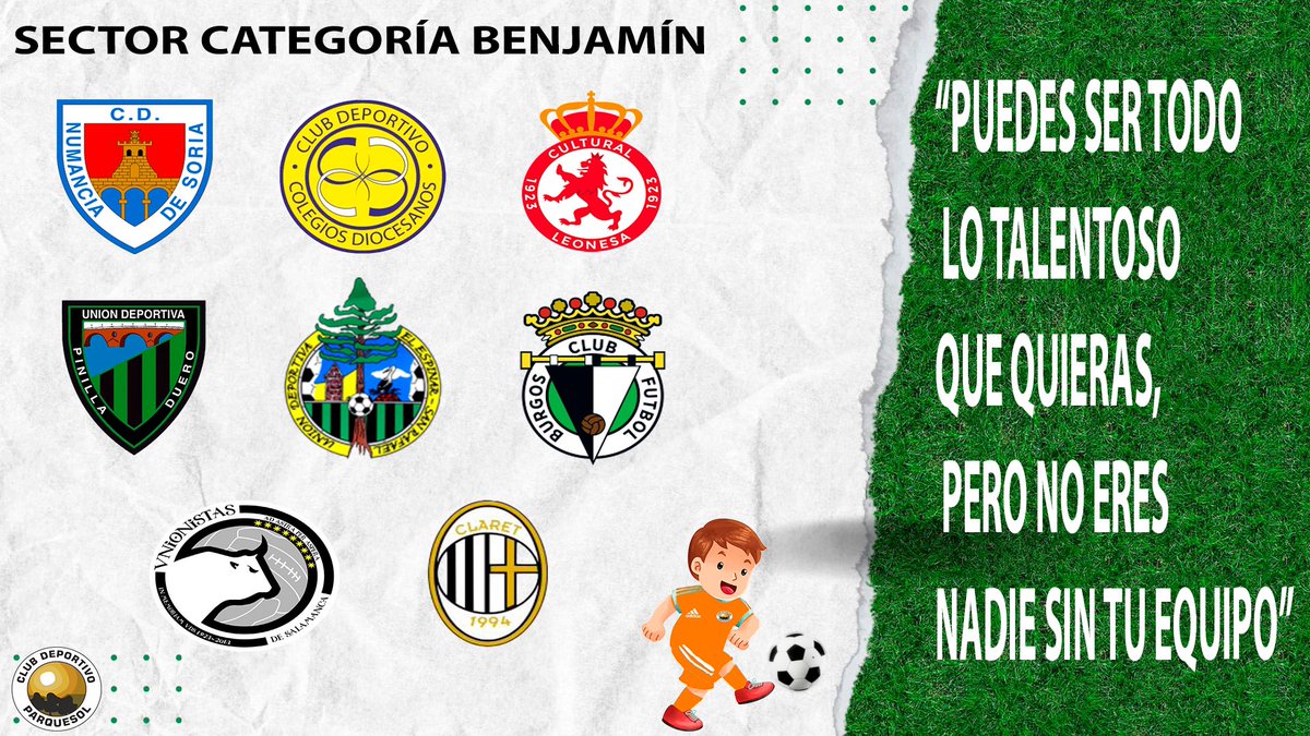 CD Parquesol (@cdparquesol) on Twitter photo 🙌 𝙌𝙐𝙀𝙍𝙀𝙈𝙊𝙎 𝙈𝘼́𝙎
⚽️ El 𝑩𝑬𝑵𝑱𝑨𝑴𝑰́𝑵 𝑨 defenderá desde esta misma tarde el título de campeón del sector tras hacer historia el año pasado
👉 Los de <a href="/GonzaloFr_/">Gonzalo Fernández Rodríguez</a> juegan este viernes a partir de las 19.00 horas ante la #UDPinillaDuero
🧡 #VamosParquesol 🙌 𝙌𝙐𝙀𝙍𝙀𝙈𝙊𝙎 𝙈𝘼́𝙎
⚽️ El 𝑩𝑬𝑵𝑱𝑨𝑴𝑰́𝑵 𝑨 defenderá desde esta misma tarde el título de campeón del sector tras hacer historia el año pasado
👉 Los de <a href="/GonzaloFr_/">Gonzalo Fernández Rodríguez</a> juegan este viernes a partir de las 19.00 horas ante la #UDPinillaDuero
🧡 #VamosParquesol