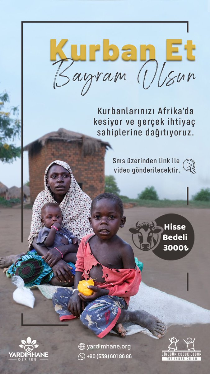 Her yıl olduğu gibi bu yılda kurban bayramında Afrika’da mazlum kardeşlerimize kurbanlarımızı ulaştırıyoruz. Gerçek ihtiyaç sahiplerine dağıtıyoruz. Sizde destek olmak isterseniz mesaj atabilirsiniz.#yardımhanederneği