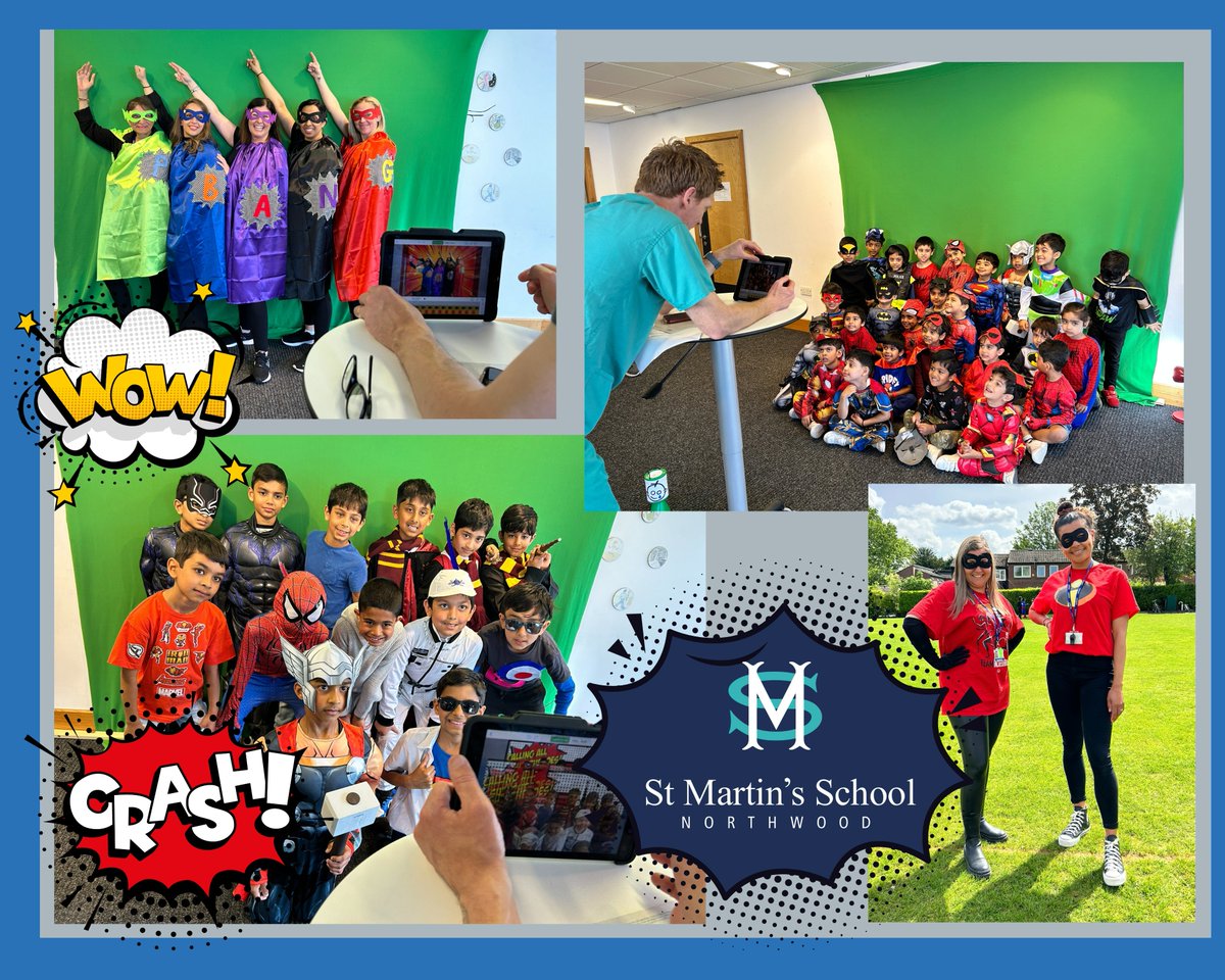 Today students and teachers donned their capes and masks to become superheroes!🌟Their mission? To raise funds for the many real life superheroes
<a href="/GOSHCharity/">Great Ormond Street Hospital Charity</a>.
It isn't too late to be involved.  Join us for our charity sweet sale at 4pm today.💙🌟

#GOSHCharity 
#STMCharities