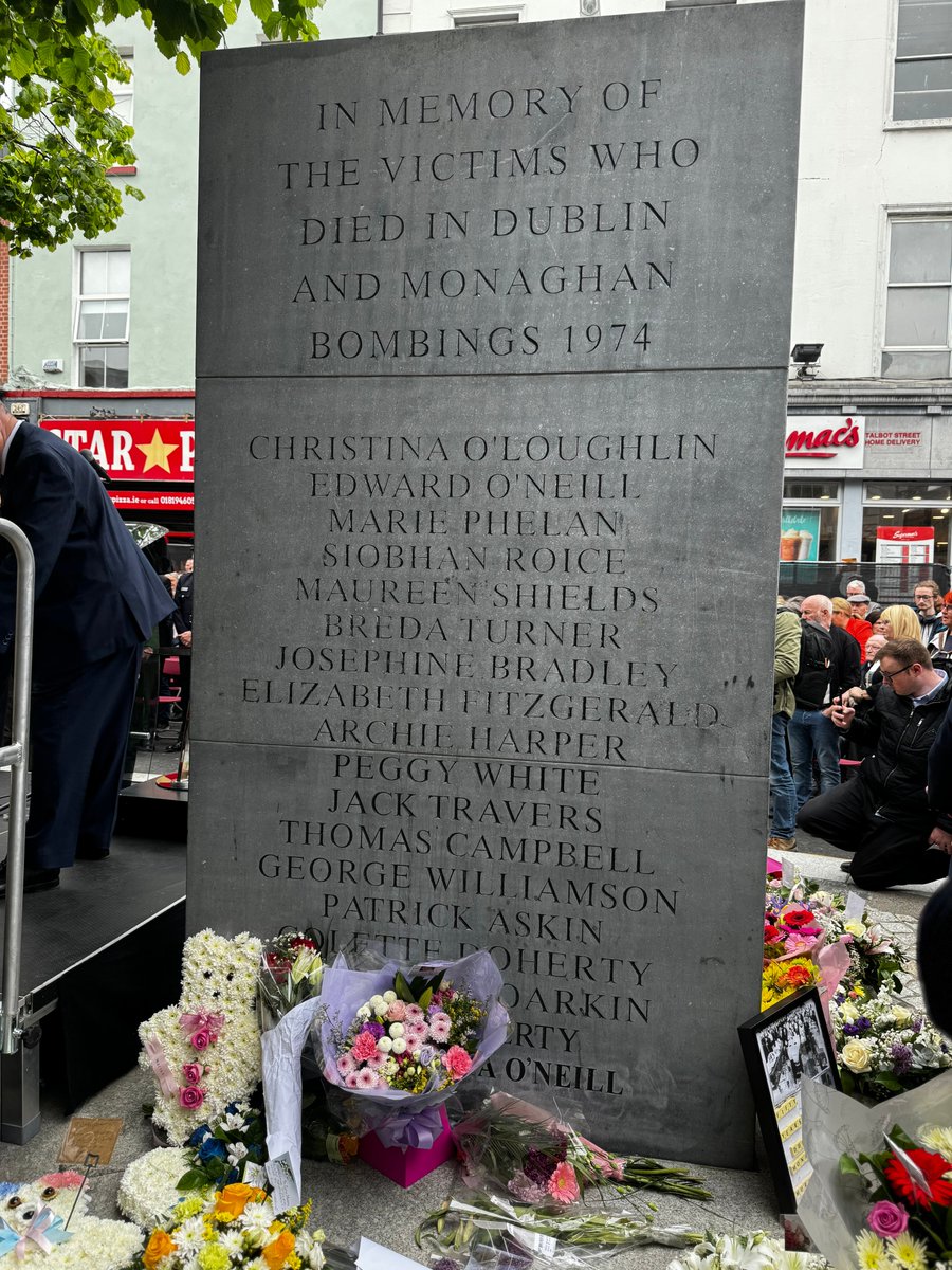 Remembering the victims of the Dublin and Monaghan bombings of 1974. 50 years on and survivors and families are still searching for answers. The British state must provide all information & evidence it holds on the bombings. There must be truth and justice.