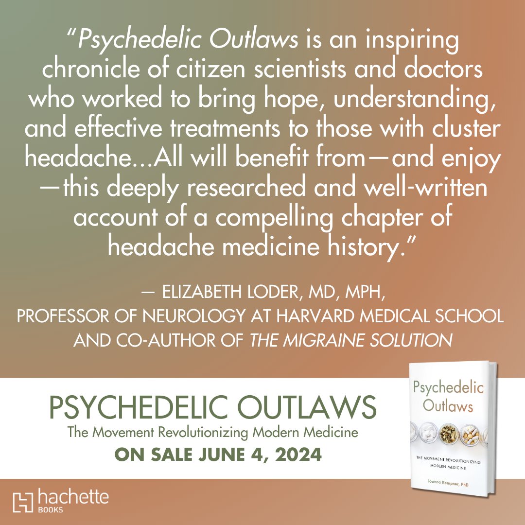 Now that the feds weighed in, I thought I might share a few of my other early reviews. This one comes from Dr. Elizabeth Loder, MD, MPH, Professor of Neurology, past president of the American Headache Society.