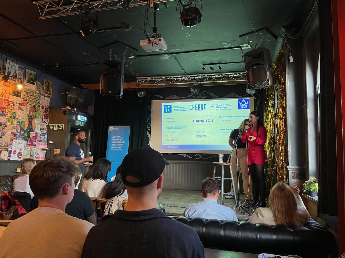 yungyaolin's tweet image. What a fun night to talk about science over a pint (or two)! Sponsored by @NC3Rs with my PhD student @NaMoSi25 Natalia Moreno.
@pintofscience
#PintOfScience